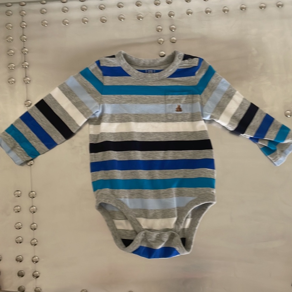 GAP Stripe Long Sleeve Bodysuit